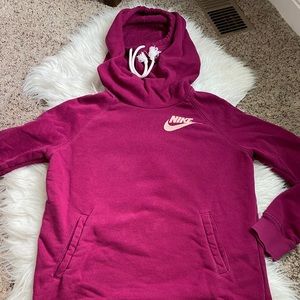 Nike cowl hooded sweatshirt. - Size small